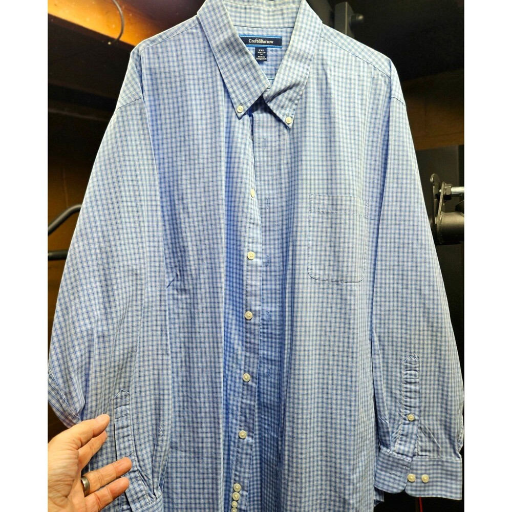 Men's long sleeve button up Oxford